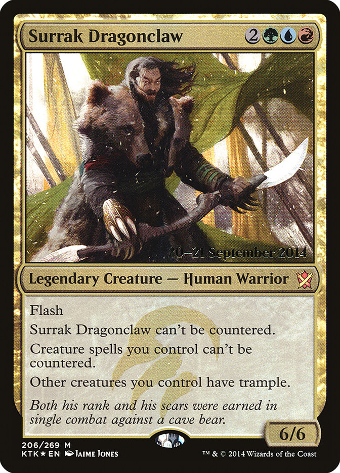 Surrak Dragonclaw Foil - Prerelease Promos